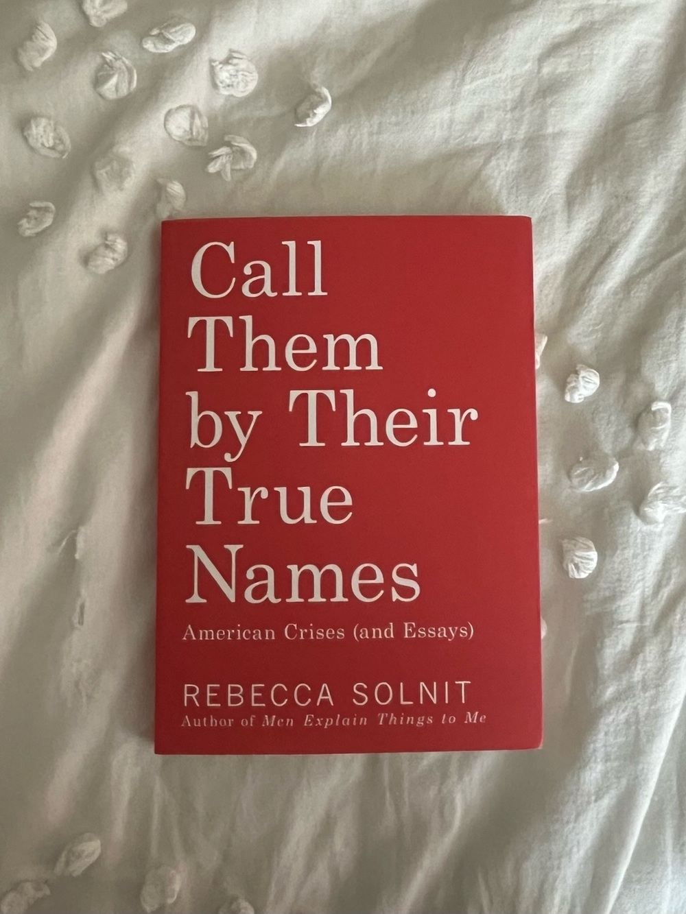 Call Them by Their True Names by Rebecca Solnit - Red Paperback